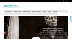 Desktop Screenshot of espectaculosbcn.com